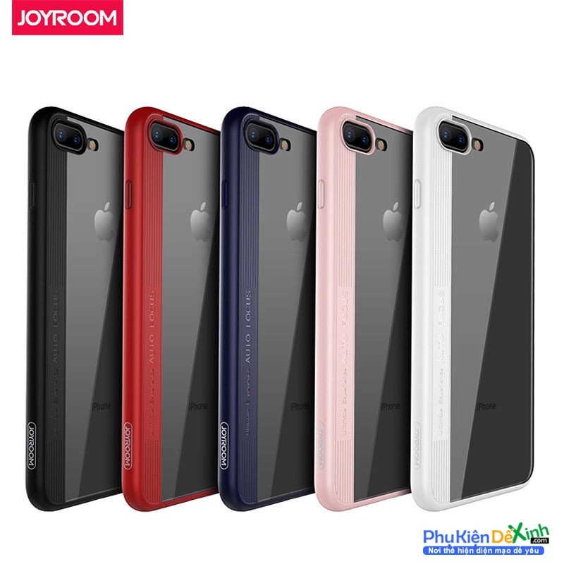 Ốp Lưng iPhone 8 Sọc Màu Lưng Trong Cứng Hiệu Joyroom được làm bằng chất liệu nhựa cao cấp điểm nhấn là đường kẽ dọc vân và đường viền màu rất sang chảnh và đẹp mắt.